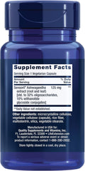 Life Extension Optimized Ashwagandha - Stress management supplement for a healthy stress response, focus, memory, stress relief - vegetarian, gluten-free, non-GMO, 60 capsules