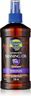 Banana Boat Tanning Oil SPF 15 for Gradual Tan & Sun Protection 236ml