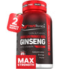 High Strength Korean Red Panax Ginseng Capsules | 1500 mg | 120 Vegan Pills