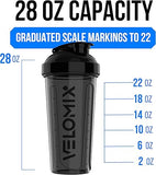 -2 Pack- 28 oz Protein Shaker Bottles for Protein Mixes - 2x Wire Whisk | Leak Proof Shaker Cups for Protein Shakes | Protein Shaker Bottle Pack | Shakers for Protein Shakes-Black&Transparent