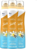 Secret Dry Spray Antiperspirant Deodorant for Women - 48-Hour Protection, Vanilla & Argan Oil, 4.1oz (Pack of 3)