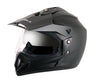 Vega Off Road D/V Black Helmet - Large Size, Durable Protection for Riders