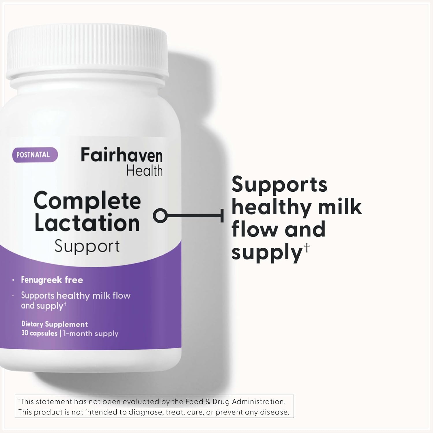 Fairhaven Health complete lactation support supplement for breastfeeding mothers