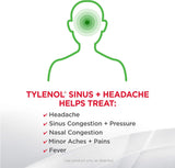 GenericName_ مُسكن ألم ومرطب لل sinus من تيلينول، 24 حبة، لا يسبب النعاس.