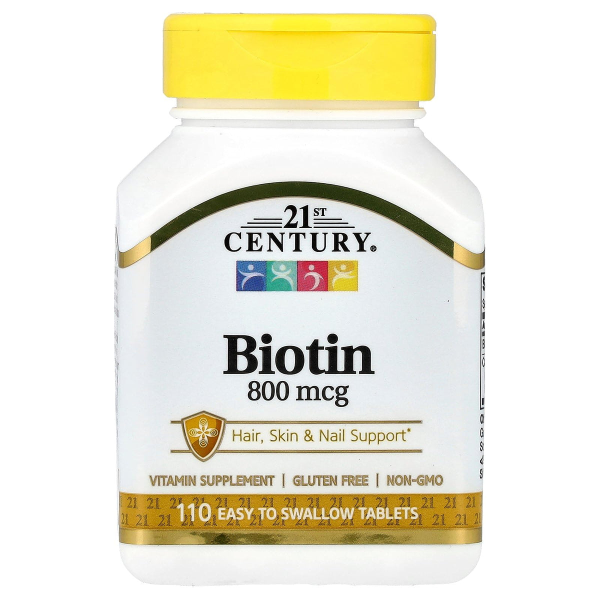 21st Century Biotin 800 mcg - 110 Easy-Swallow Tablets