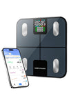 ميزان دهون الجسم الذكي بالبلوتوث - ميزان حمام رقمي مع ٢٤ مؤشراً لبيانات تكوين الجسم