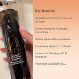 FIÈRA oil-to-foam cleanser:  Truffle oil complex gently cleanses and moisturizes all skin types.