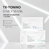 VT Cosmetics TX Toning Daily Sheet Mask (30 Pack): Hydrating & Brightening