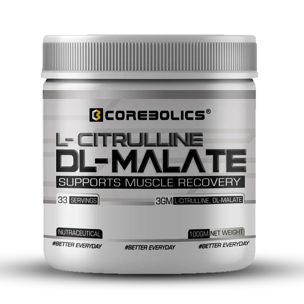 COREBOLICS Citrulline DL-Malate | 2:1 Ratio 100g Enhanced Blood Flow Pre-Workout