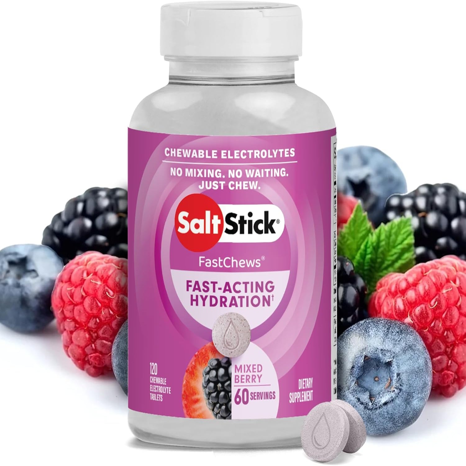 حبوب SaltStick Electrolytes ل الترطيب والتحمل الرياضي