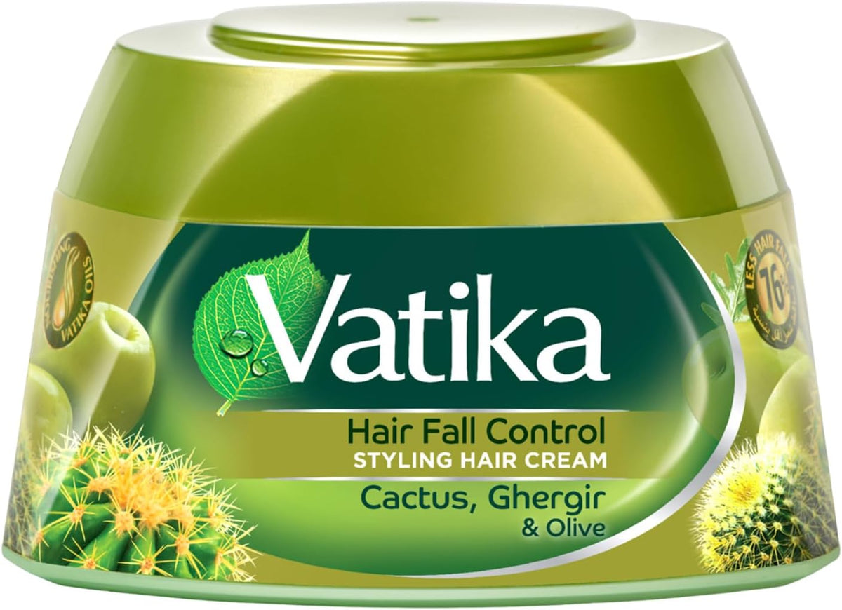 Vatika Naturals Hair Fall Control Cream 140ml - Strengthens Weak Hair