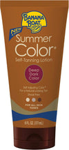 Banana Boat Summer Color Self-Tanning Lotion, Deep Dark & Natural