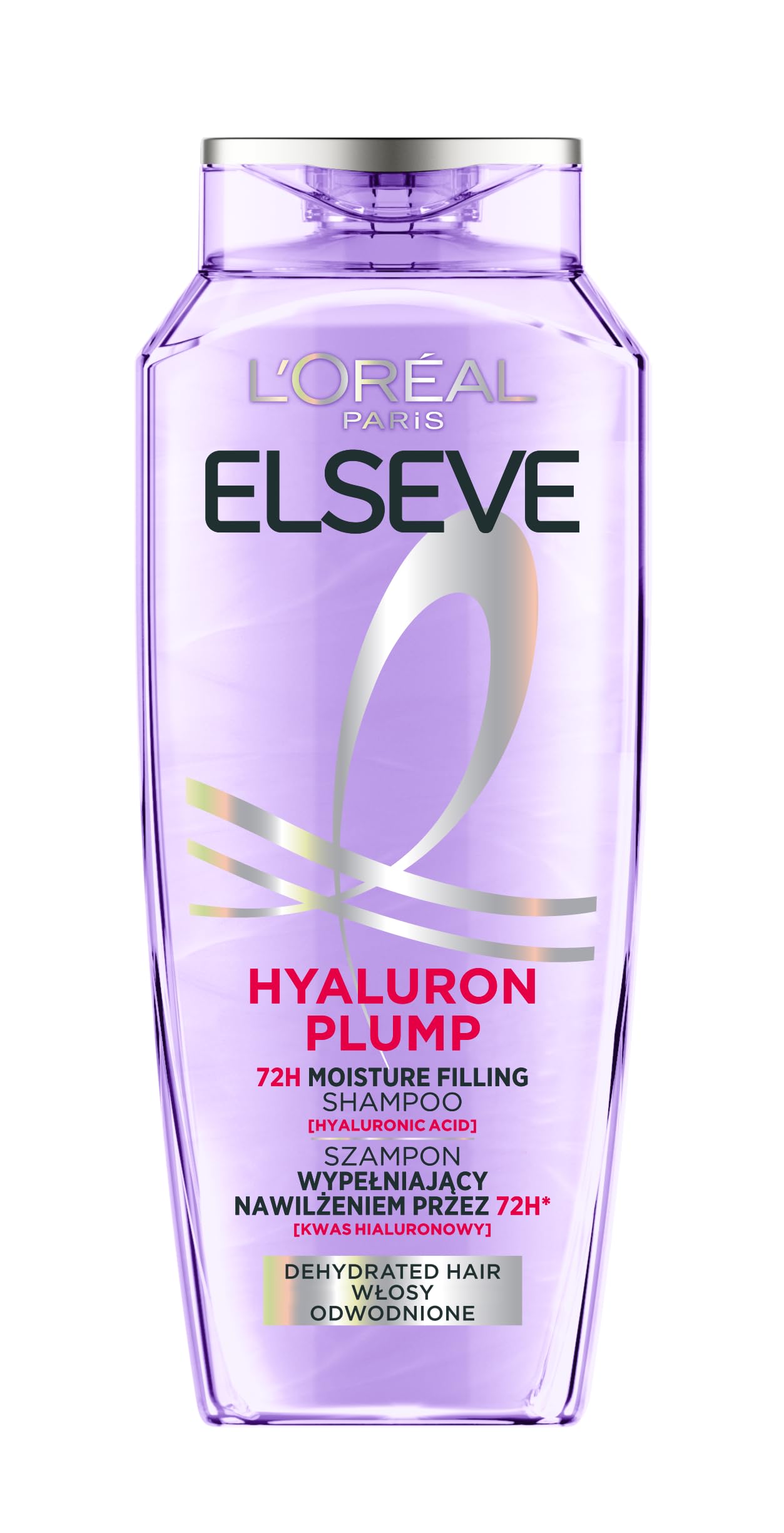 L’Oréal Paris Elvital Moisturising Shampoo for Shiny Hair, Hydration & Volume, 300 ml