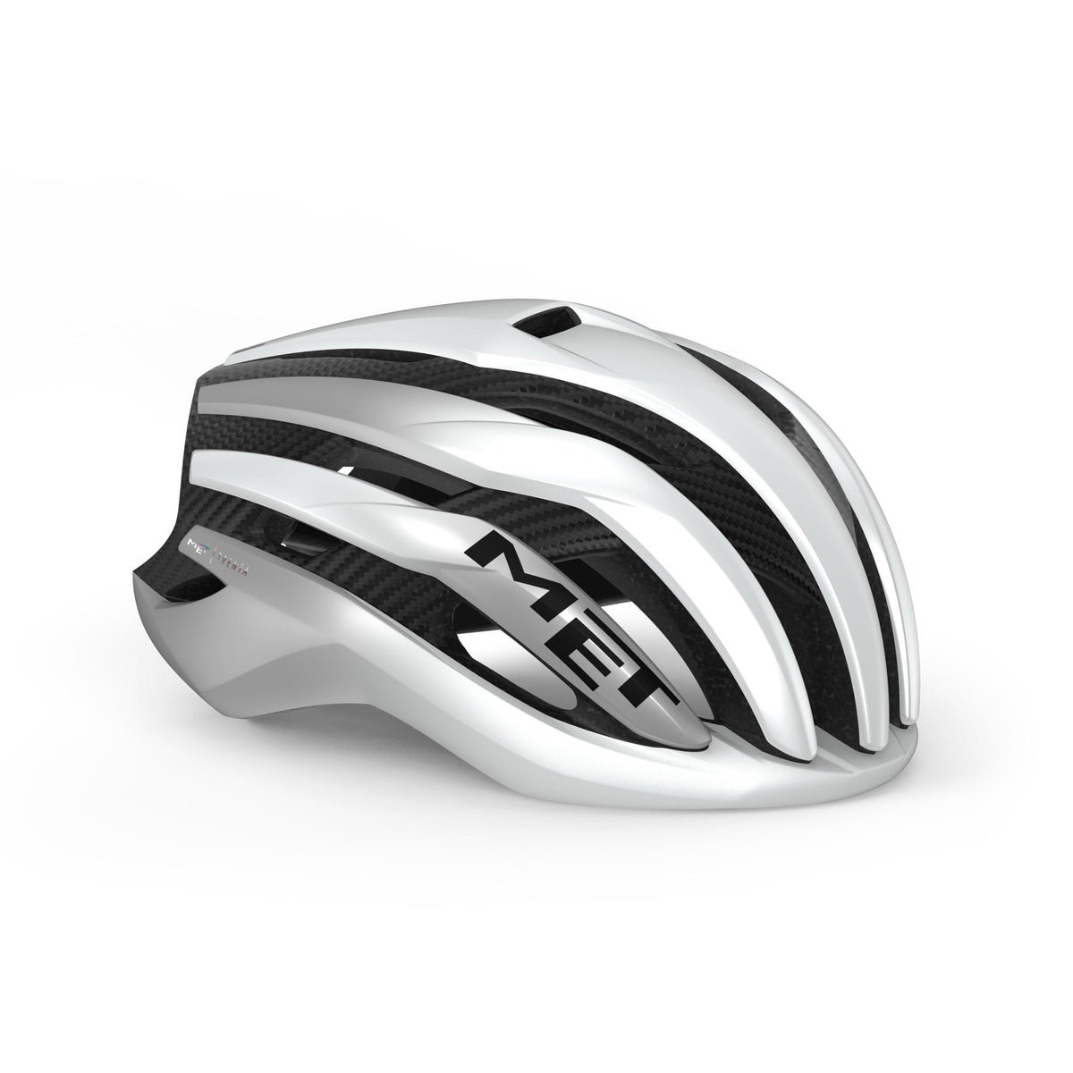 MET Trenta 3K Carbon MIPS Cycling Helmet - White/Grey