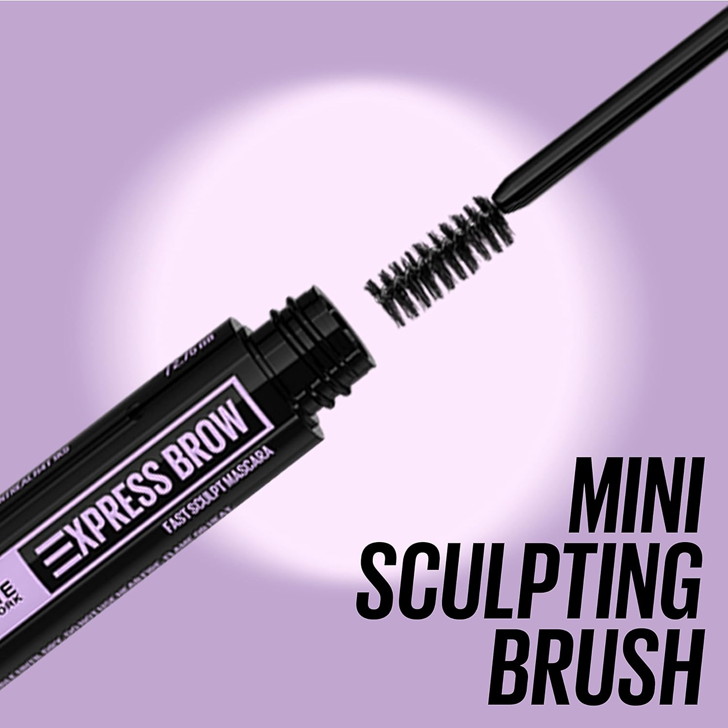 Maybelline Brow Fast Sculpt eyebrow mascara: Black Brown shade for shaping and defining eyebrows.