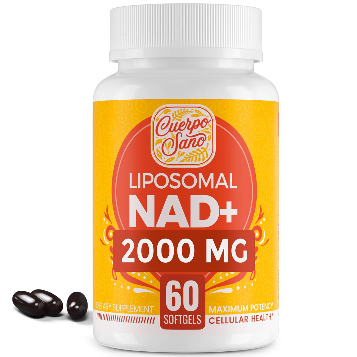 2000 MG NAD+ Liposomal Supplement - High Absorption for Cellular Energy & Longevity