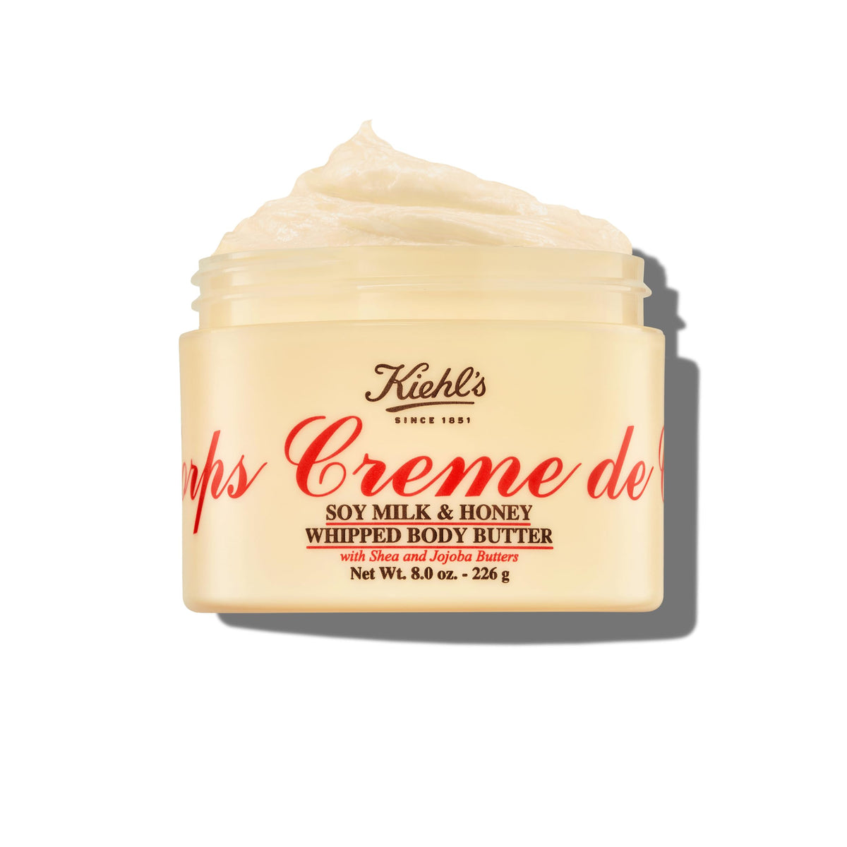 Kiehl's Creme de Corps Whipped Body Butter - 24-Hour Hydration & Nourishment