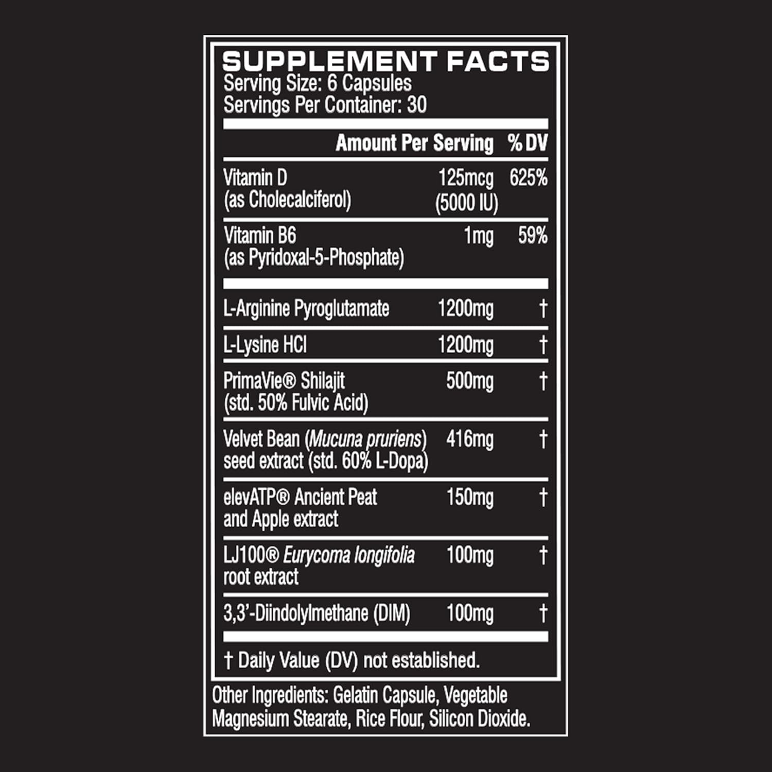 Cellucor P6 Ultimate GH Test Booster، 180 كبسولة.