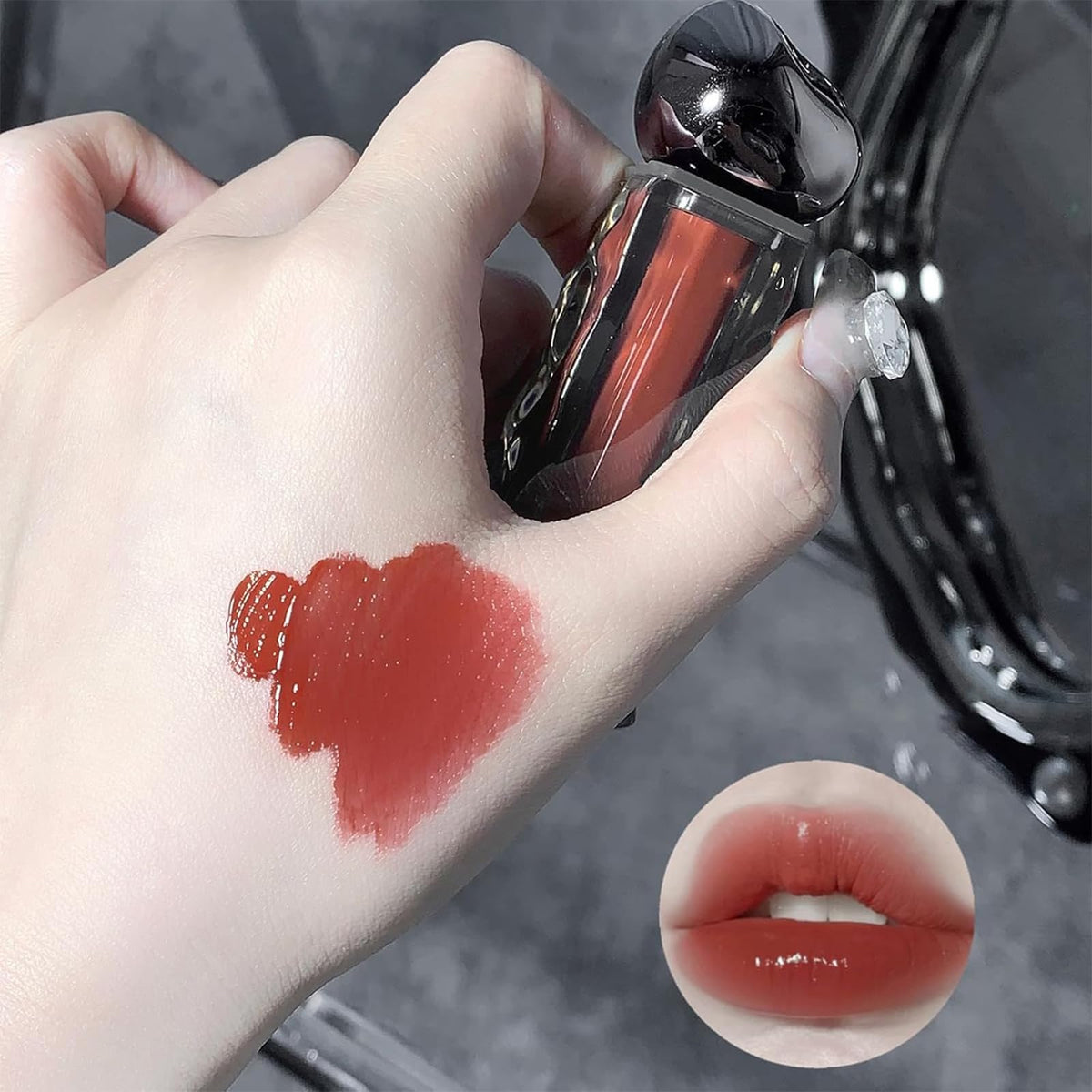 Moisturizing Lip Gloss with Hyaluronic Acid - High Shine, Non-Sticky, Silky Smooth Formula - Spring Mountain Sweet Peach