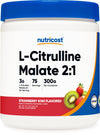 Nutricost L-Citrulline Malate 2:1 Powder - Strawberry Kiwi, 300g