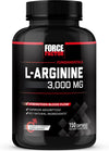 Force Factor L-Arginine Supplement, 3000mg, Nitric Oxide, 150 Capsules