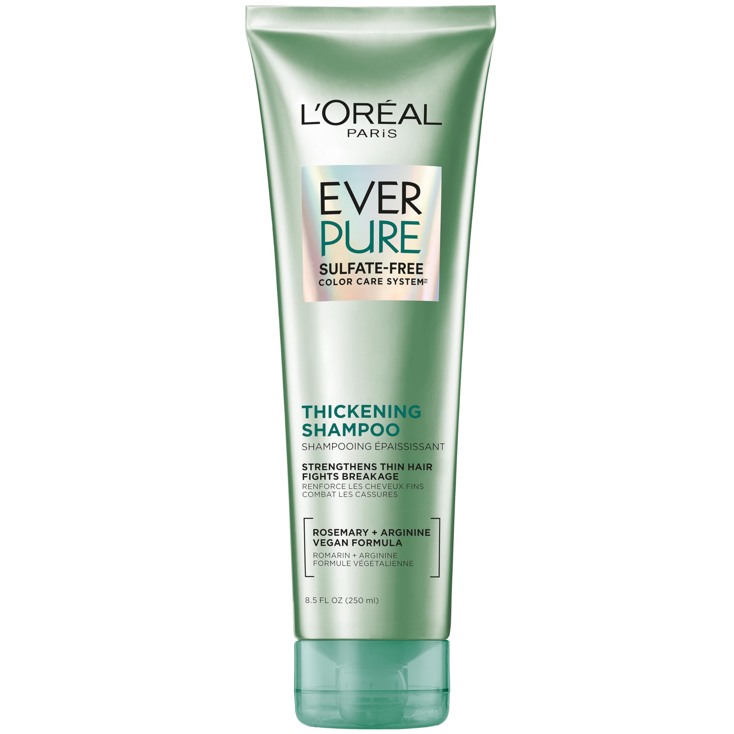 L'Oreal Paris EverStrong Thickening Shampoo - Sulfate-Free with Rosemary Leaf for Thin, Fragile Hair