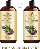 Handcraft Pure Castor Oil - 16 oz - Moisturizing & Hair Growth Support