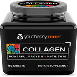 Youtheory Men's Collagen - Vegetarian Collagen Supplement for Men - Contains Biotin - Supports Healthy Hair, Nails, Skin & Joints* - 160 Tablets