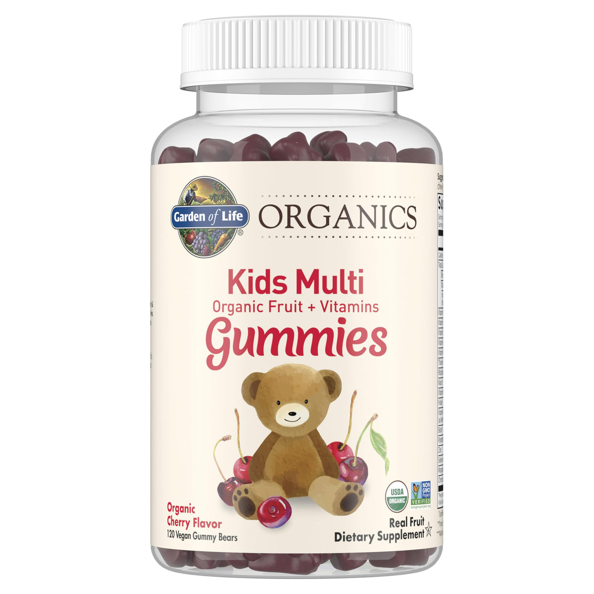Garden of Life MyKind Organics Kids Multi Gummy Bears - 120 Count