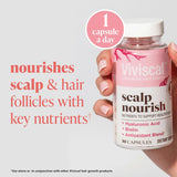 Viviscal Scalp Nourish Hair Growth Supplement - 30 Count (1 Month Supply)