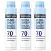 Neutrogena Ultra Sheer Body Mist Sunscreen Spray SPF 70 - Lightweight, Non-Greasy, Water Resistant, Broad Spectrum UVA/UVB Protection (5 oz)