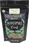 أوراق النعناع الفلفلي العضوي المقطعة والمُنخَّلة (Peppermint Leaf) - فرونتير كواب (Frontier Co-op)، 2.05 أونصة - متعة عشبية نقية