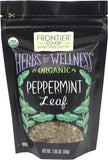 أوراق النعناع الفلفلي العضوي المقطعة والمُنخَّلة (Peppermint Leaf) - فرونتير كواب (Frontier Co-op)، 2.05 أونصة - متعة عشبية نقية