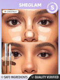 SHEGLAM Fine Line 2-in-1 Nose Contour & Highlight Pen - Chestnut