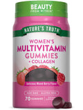 Nature's Truth Women's Multi-vitamin Collagen 70 Vegan Gummies, 70 Count