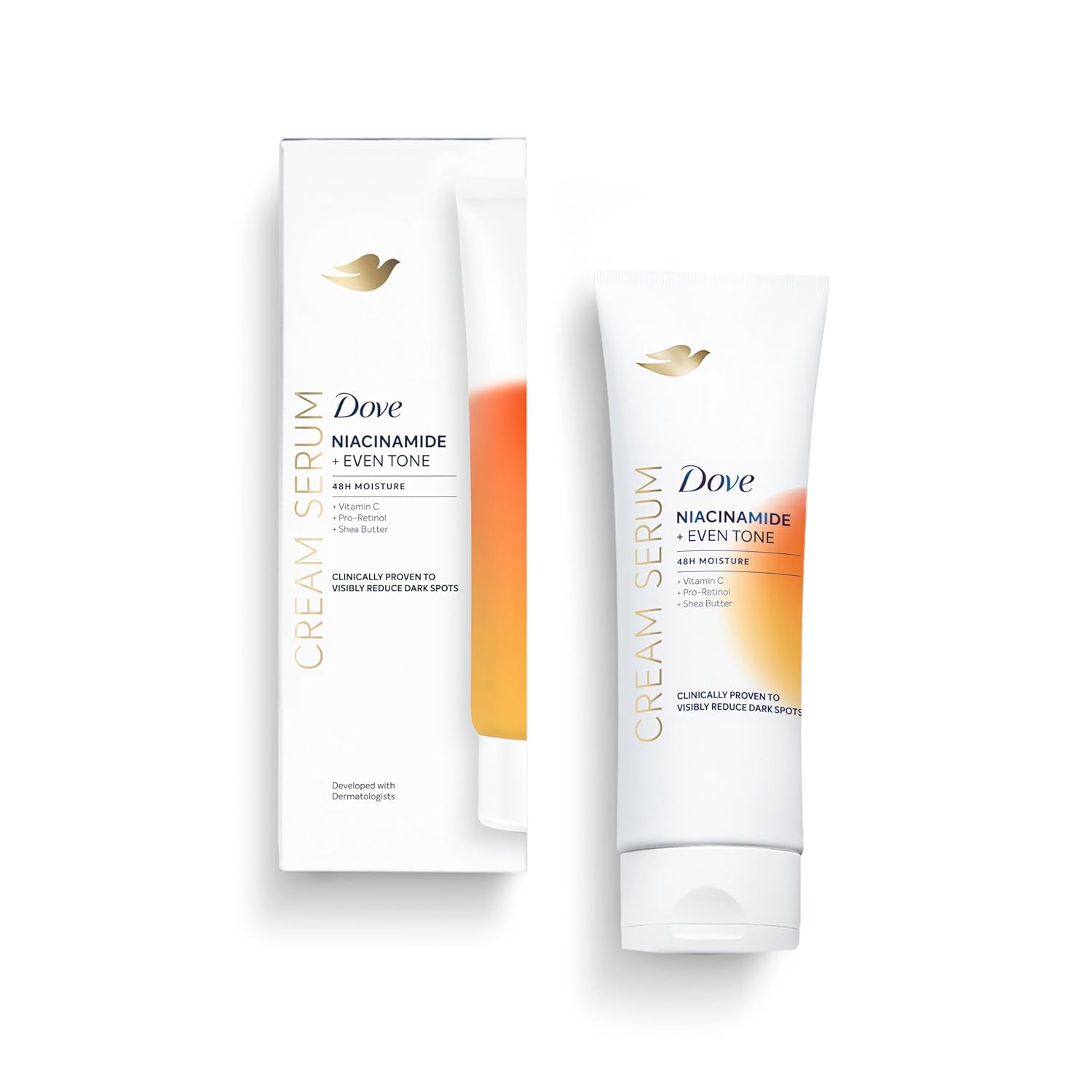 Dove niacinamide body cream serum for dark spots and uneven skin tone