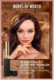 L’Oréal Paris Color Riche Intense Volume Matte Nude 550 Le Nude Daring Lipstick – powdery matte finish, 16-hour wear, rich nude shade