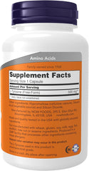 NOW Foods L-Tyrosine 500 mg - 120 كبسولة 