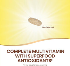 Nature's Way Alive! Women's 50+ Complete Multivitamin, Supports Healthy Heart, Brain, Bones*, Superfood Antioxidants**, B-Vitamins, Gluten Free, 130 Tablets (Packaging May Vary)