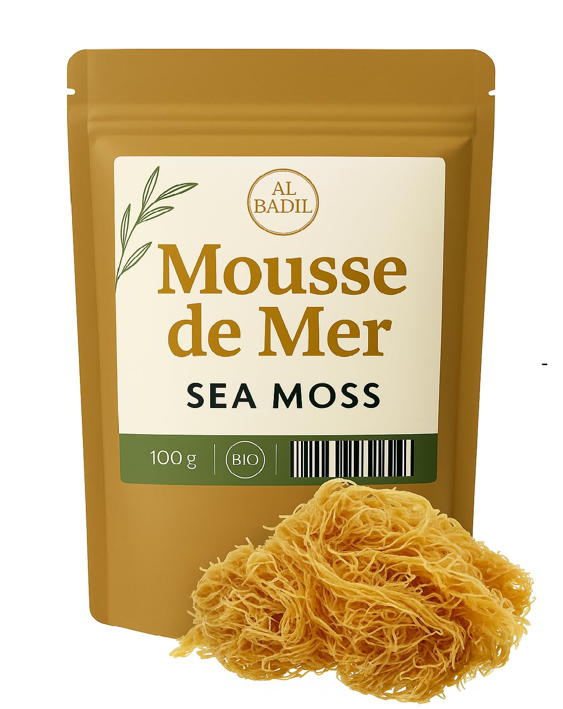 Golden Sea Moss Superfood 100g - 100% Natural Source of Minerals & Vitality Support
