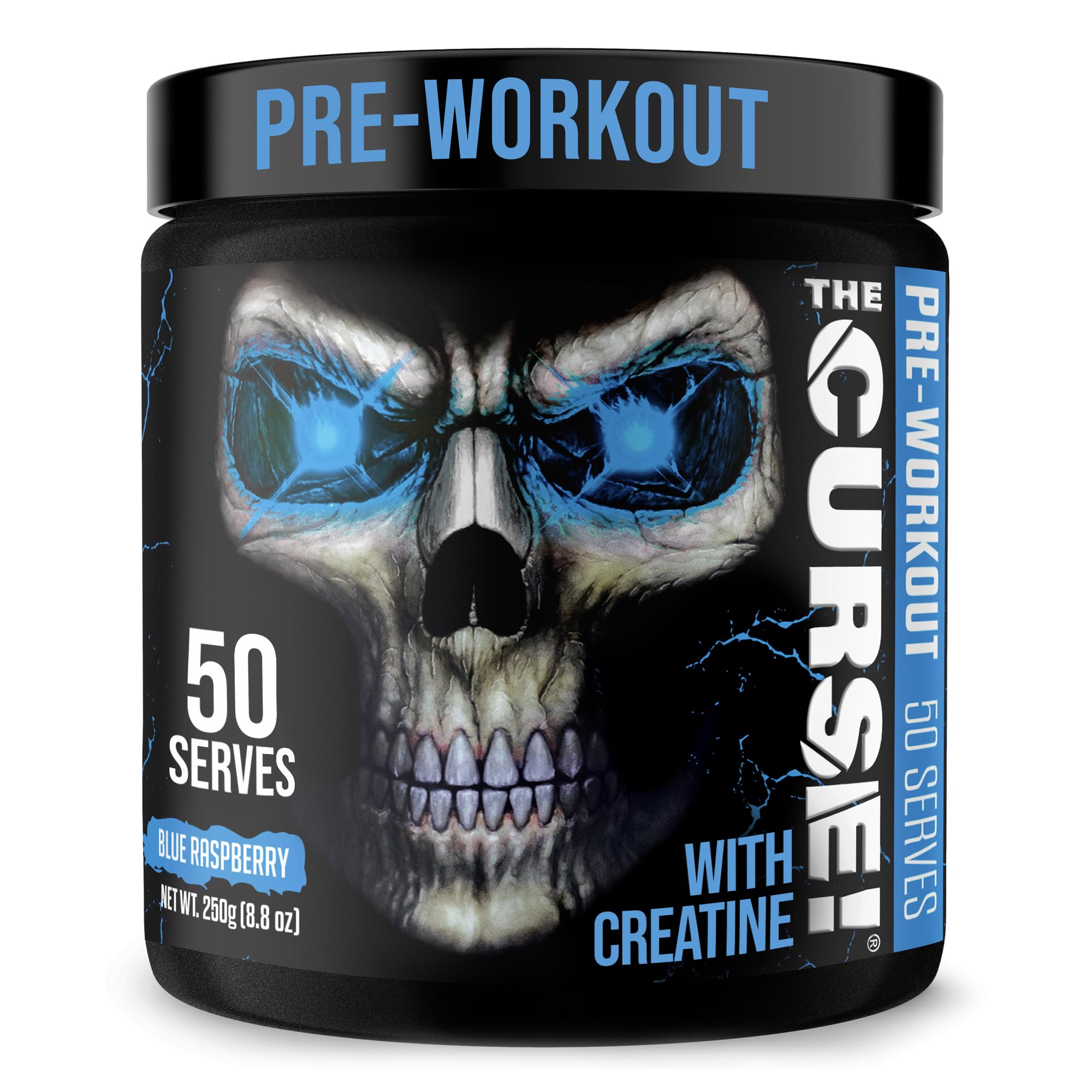 JNX Sports The Curse!® Pre-Workout - Blue Raspberry - 8.8 oz (250 g)