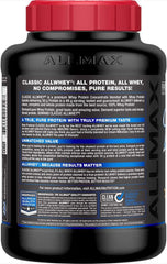ALLMAX Classic ALLWHEY, Chocolate Peanut Butter - 5 lb - 30 Grams of Protein Per Scoop - Gluten Free - Approx. 49 Servings