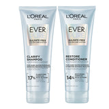 L'Oreal Paris EverPure Clarify & Restore Shampoo & Conditioner Set - Antioxidants for Hard Water & Styling Build-up - 1 Hair Care Kit