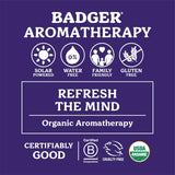 Badger Stress Soother Balm, Organic Tangerine Rosemary Aromatherapy
