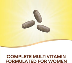 Nature's Way Alive! Max3 Potency Women's Complete Multivitamin، يدعم عملية التمثيل الغذائي للطاقة وصحة القلب والعظام*، مع فيتامينات ب بما في ذلك فيتامين ب12 الميثيلي وحمض الفوليك، 90 قرصًا (قد تختلف العبوة)