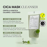 VT Cosmetics CICA 2-in-1 Clay Mask Cleanser - Gentle Pore Care & Exfoliation