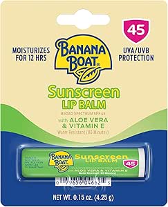 Banana Boat SPF 45 Lip Balm with Aloe Vera & Vitamin E