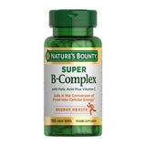 Nature's Bounty Super B-Complex with Folic Acid & Vitamin C - 150 Tablets