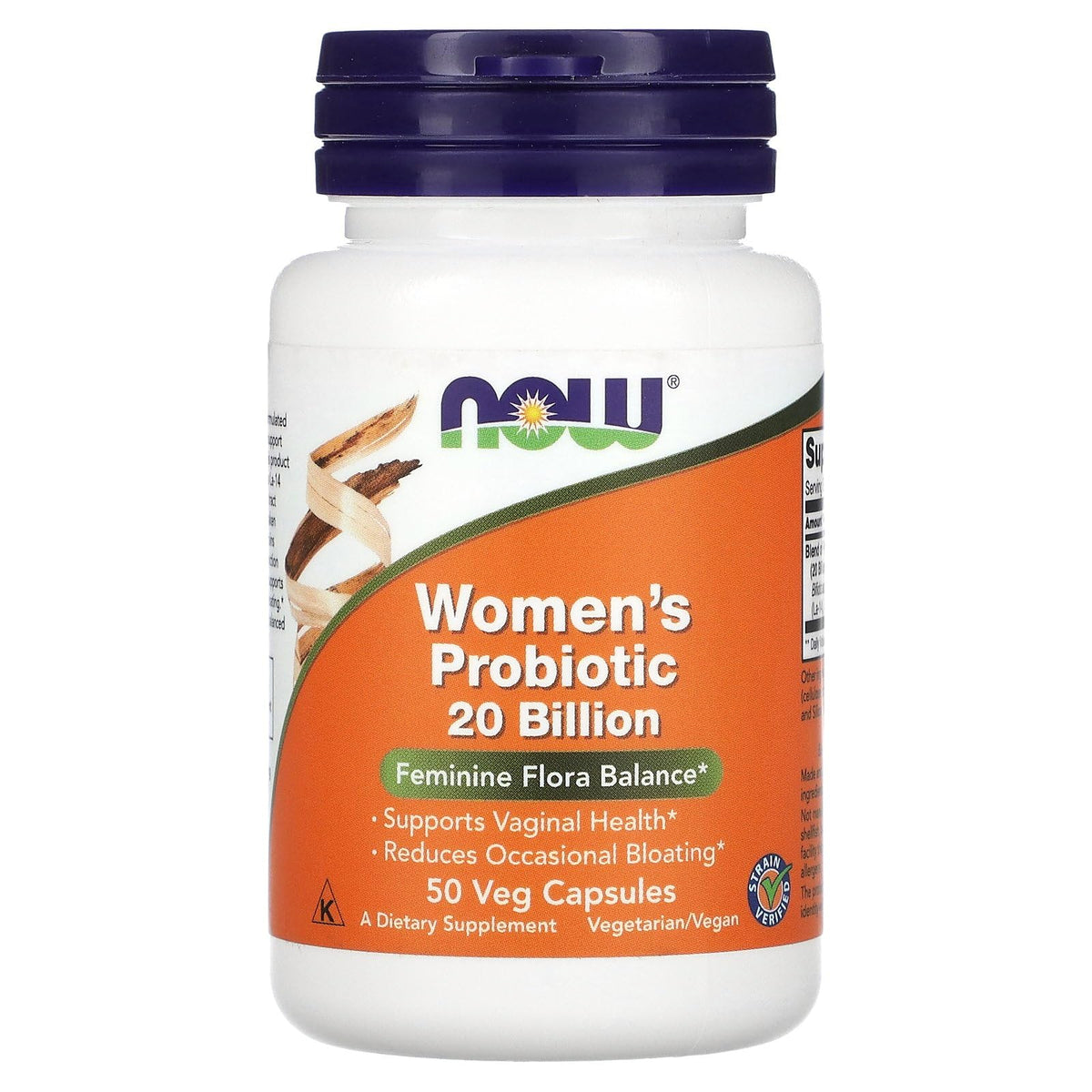 NOW Foods Woman's Probiotic - 20 Billion CFU, 50 Veg Capsules