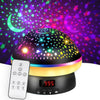 Star Projector Night Light for Kids Bedroom - Rotating Sky & Moon Lamp with Remote